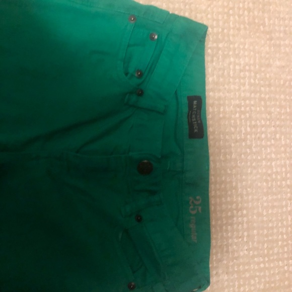 JCrew Green Jeans - Picture 2 of 2
